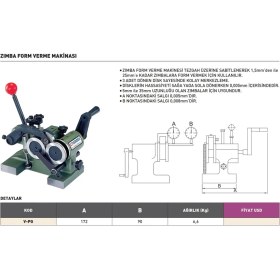 Resim Fett V-Pg Vertex Zımba Form Verme Makinası 