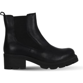 Resim Bueno Shoes Siyah Deri Kadın Dolgu Topuklu Bot 01WD2300 01WD2300 