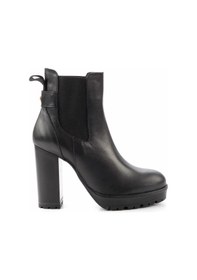 Resim Siyah Hakiki Deri Kadın Bot & Bootie K02351315703 Siyah 