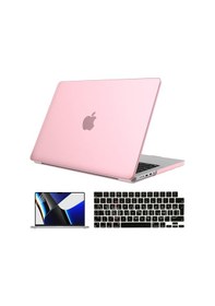 Resim NovStrap Apple Uyumlu MacBook Pro 2021 M1 16.2 inc A2485 Parlak Kılıf + Siyah Klavye Kılıfı + Film 