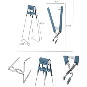 Resim High-Tech Haşlanma Önleyici Kıskaç Seti - Kase Kelepçeleri + Tencere Kelepçeleri + Silikon Eldiven, Kaymaz Haşlanma Kıskaçları, Mutfak, Mikrodalga Fırın, Kamp ve Eşya Tutucu Için 