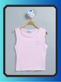 Resim edoy Genç Kız Nakışlı Pamuklu Body Slim Fit Günlük Şık Body Bluz 