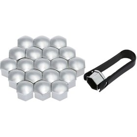 Resim Vkemall 21mm Jant Kapakları Seti - Abs Plastik, Renk Seçenekli, Tüm 21mm Standart Jantlar İçin Uyumlu 