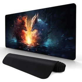 Resim Voxlanth Wolfs-1 Büyük Boy Gaming Oyuncu Mouse Pad 90x40 Cm 