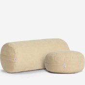 Resim Ekru Bolster & Meditasyon Minderi 