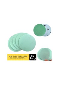 Resim Venoa Paslanmaz Metal Uyumlu Cırt Zımpara Kağıdı 115 Mm 65 Parça 