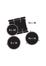 Resim Gretsch CT1-J484-SAF Catalina Club Jazz Akustik Davul Seti 