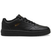 Resim Puma 39501802 Court Classıc Black Gold Erkek Sneaker Siyah 