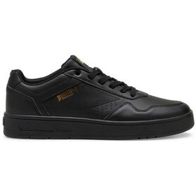 Resim Puma 39501802 Court Classıc Black Gold Erkek Sneaker Siyah 