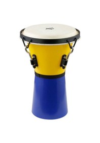 Resim Iq Plus 7 İnç Sarı & Mavi Akortlu Djembe 