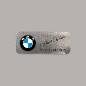 Resim CRF Kişiye Özel BMW Special Edition Metal Etiket 3x7 cm Arkası Yapışkanlı 1 Adet 