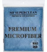 Resim MF SuperClean Mikrofiber Oto Temizlik Cila Bezi 6’lı Paket - 40x40 Cm - Lazer Kesim - 360 Gsm - Wax 360 