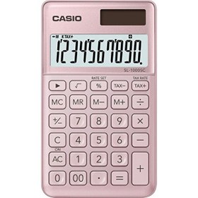 Resim Casio SL-1000SC-PK Cep Tipi 10 Hane Pembe Hesap Makinesi 
