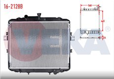 Resim HYUNDAİ H100 05- KMY. SU RADYATÖRÜ (VEKA) 
