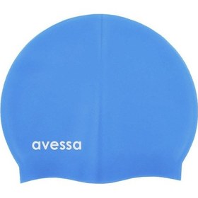 Resim Avessa Açık Mavi Unisex Silikon Yüzücü Bonesi Çok Renkli 