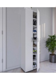 Resim Albi Ayakkabılık - Çok Amaçlı Dolap - Kiler Dolabı - Banyo Dolabı - 60 Cm Beyaz 