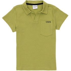 Resim U.S. Polo Assn. Erkek Çocuk Fıstık Yeşili Polo Yaka Tişört 50295438-VR087 