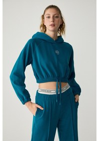 Resim Urban Beat Kathrıne Kadın Kapüşonlu Mavi Sweatshirt Mavi 