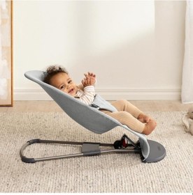 Resim Babybjörn Balance Bliss Ana Kucağı Woven Melange / Light Grey 