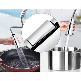 Resim Yapıtaşı Yt252 Kartepe Spiralli Mutfak Evye Bataryası El Duşu 2f 