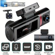 Resim Challenger 3 Kanallı Araç Kamerası Ön Arka İç 1080p+1080p+720p Ips Ekran Kart Yok 