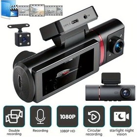 Resim Challenger 3 Kanallı Araç Kamerası Ön Arka İç 1080p+1080p+720p Ips Ekran Kart Yok 