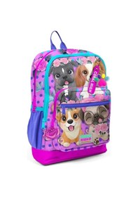 Resim Coral High Pembe Köpek Desenli Okul Sırt Çantası 23750+thermo Beslenme Çantası 11750 Çok Renkli 