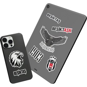 Resim Beşiktaş Gri Sticker Paketi 