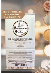 Resim Ekşi Mayalı Ekmek Yapımına Özel Tam Buğday Unu - 1 Kilo 