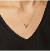 Resim Mini Dorika Toplu Taşlı Kolye 