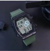 Resim Oldfriend Ordu Yeşili Tek Boy Çok Amaçlı Şık Trend Dijital Sağ Alarm Kronometre Diğer 