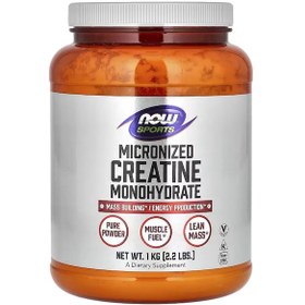 Resim Now Foods Sports Micronized Creatine Monohydrate 1 Kg Aromasız 