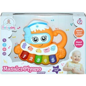 Resim Oyuncak Ahtapot Masalcı Piyano Eğitici Öğretici Bebek Oyuncak 