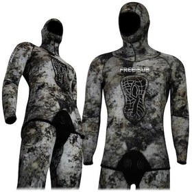 Resim Free-sub 7mm Ghost Dark Avcı Serbest Dalış Elbisesi Çok Renkli 