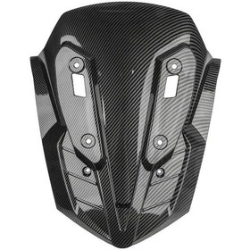 Resim Hightower Yamaha Nmax155 20-24 Karbon Fiber Desen Rüzgarlık Kapak Dekoratif Aksesuar Ön Panel 