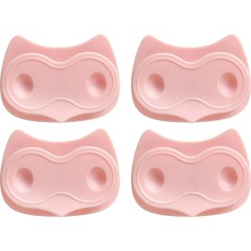 Resim 4 Adet Güç Fiş Raf Soket Klip Tutucu Cep Telefonu Şarj Standı Raf Pembe 