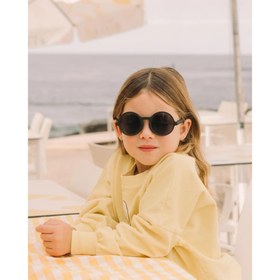 Resim Olivio&Co Classic Round Çocuk Güneş Gözlüğü - Squid Black 