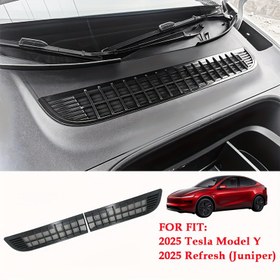 Resim For Tesla Model Y Juniper 2025 İçin Uygun Böcek Ekranı Ön Bagaj Ağ Rüzgarlık Hava Girişi Koruma Kapak 2 adet 