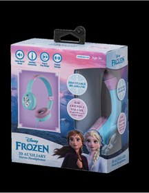 Resim Volkano Kablolu Kulaklık Disney frozen Çocuk Kulaklığı Lisanslı DY-3053-FR 