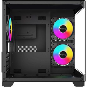 Resim Revenge Nova 3 RGB Fanlı Temperli Cam Panel Boş m-ATX Gaming Oyuncu Bilgisayar Kasası 