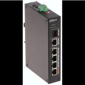 Resim Dahua Pfs3106-4et-60-v2, 4 Port, Megabit, Poe 60w, 1 Port Gigabit Uplink, 1 Port Gigabit Sfp, Yöneti 