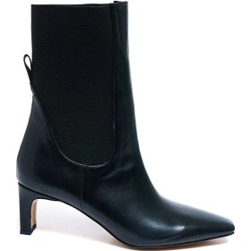 Resim Bestello Ince Topuklu Neolit Taban Topuklu Bot 281-107 Kadın Bot Siyah 