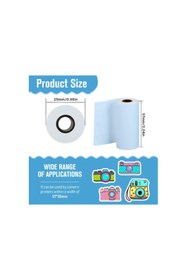 Resim NorthAK 4 Adet Mini Yazıcı Rulosu Beyaz 56mm - Mini Yazıcı Termal Kâğıdı 4 Adet 