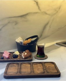 Resim Sunum Tabağı Kahvaltılık Dekoratif 