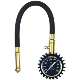 Resim Geeksen Lastik Basınç Ölçer, 0-100 Psı Ağır Hizmet Tipi Lastik Basınç Ölçer, Lastik İç Lastikli Bisiklet Mot 
