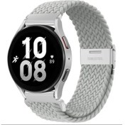 Resim Amazfit Gts Gts 2 Gts 2e/gts 3/gts 4 Mini Uyumlu Likralı Örgü Flexible Kayış Akıllı Saat Kordonu 