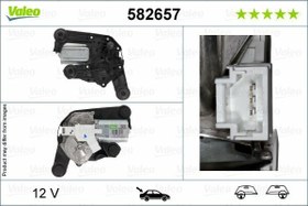 Resim SİLECEK MOTORU ARKA CITROEN DS DS3 