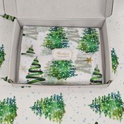 Resim 20/60 Sayfa, Renkli Işık Noel Ağacı Desen İnce Kağıt, 50.8cm x 35.56cm Hediye Paketleme Kağıdı, Düğün, Noel Hediyesi, Doğum Günü Hediyesi Paketleme, Buket Paketleme, Parti Hediyeleri için Uygun 
