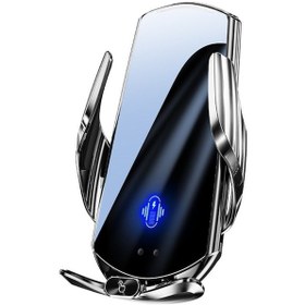 Resim Q15 Araç Hava Firar Dağı Manyetik Kablosuz Şarj Standı Telefon Tutucu Gümüş GÜMÜŞ 