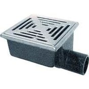 Resim Prestij Döküm Yer Sifonu / Süzgeci Yandan Çıkışlı 20*20 Q70 